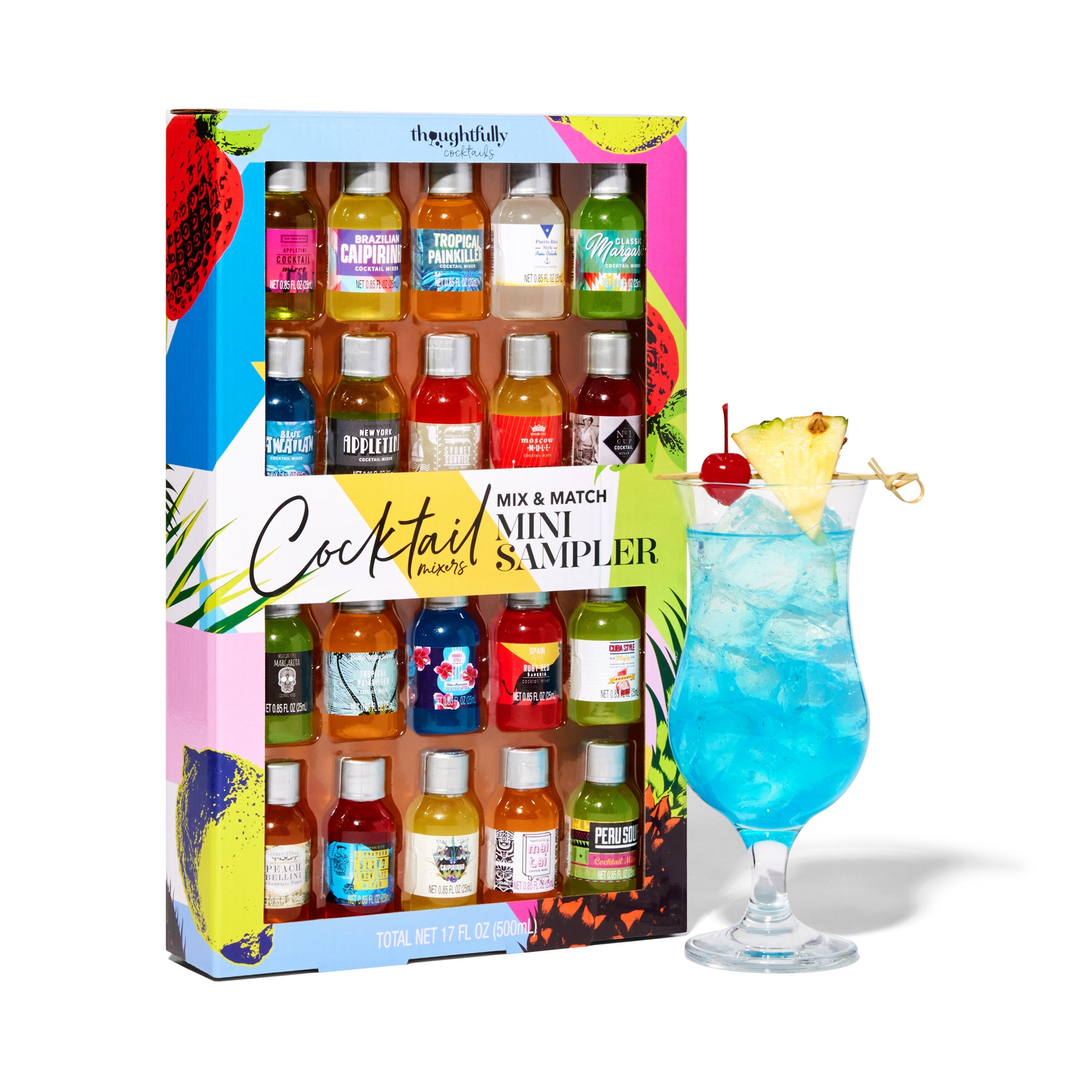 Cocktail Mix & Match Mixer Gift Set, Mini Drink Mix Sampler, Set of 20 – Thoughtfully