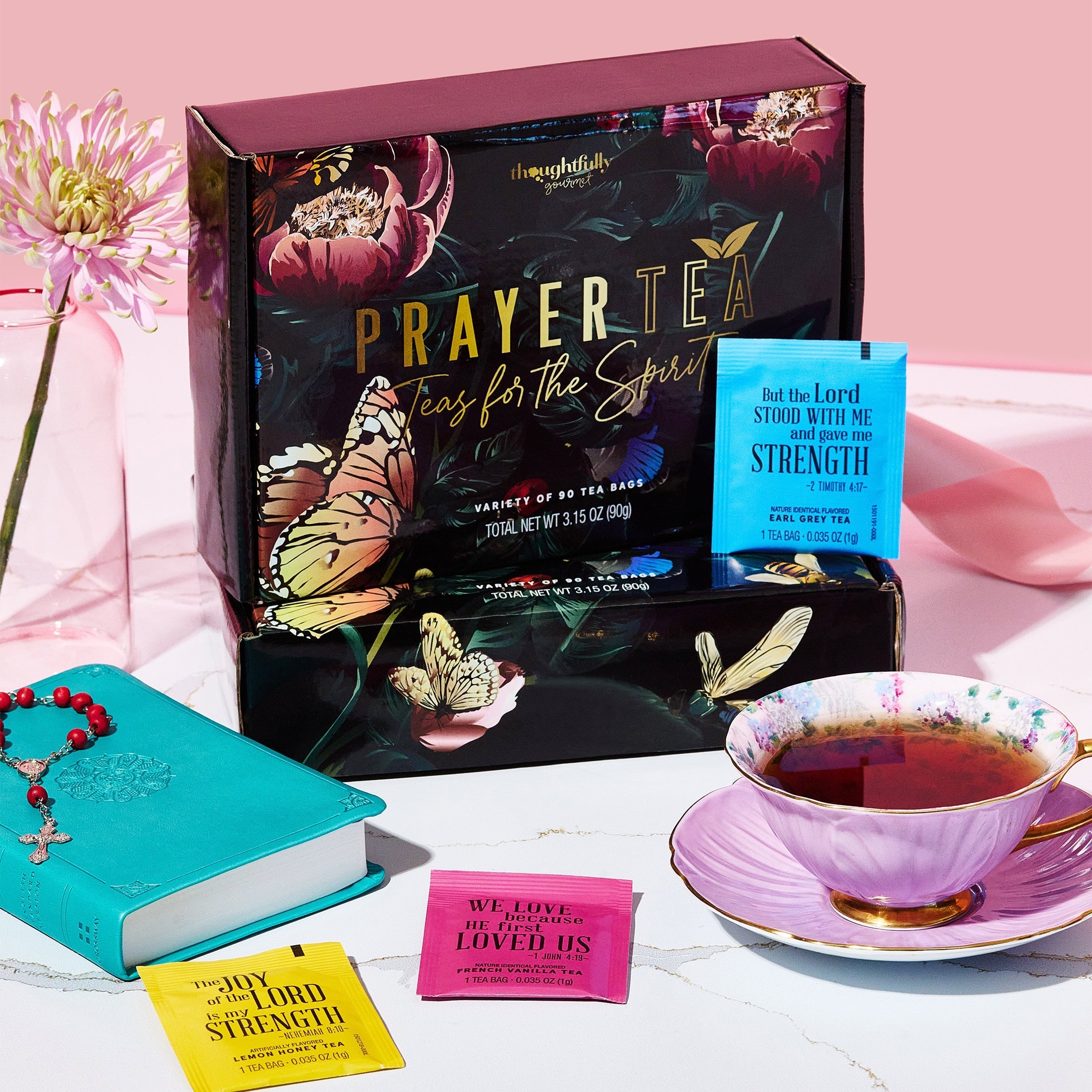 Christian Prayer Tea Gift Set with Bible Verses – Thoughtfully